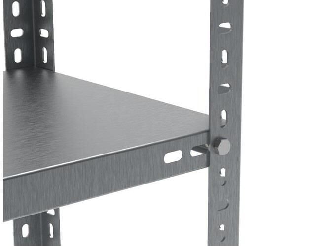 Sena Raf 3 Katlı Paslanmaz Krom Raf