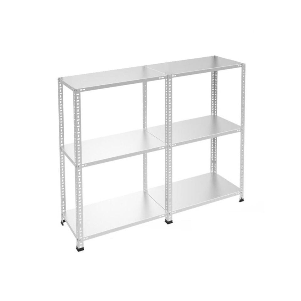 Sena Raf 3 Katlı Duble Galvaniz Çelik Raf