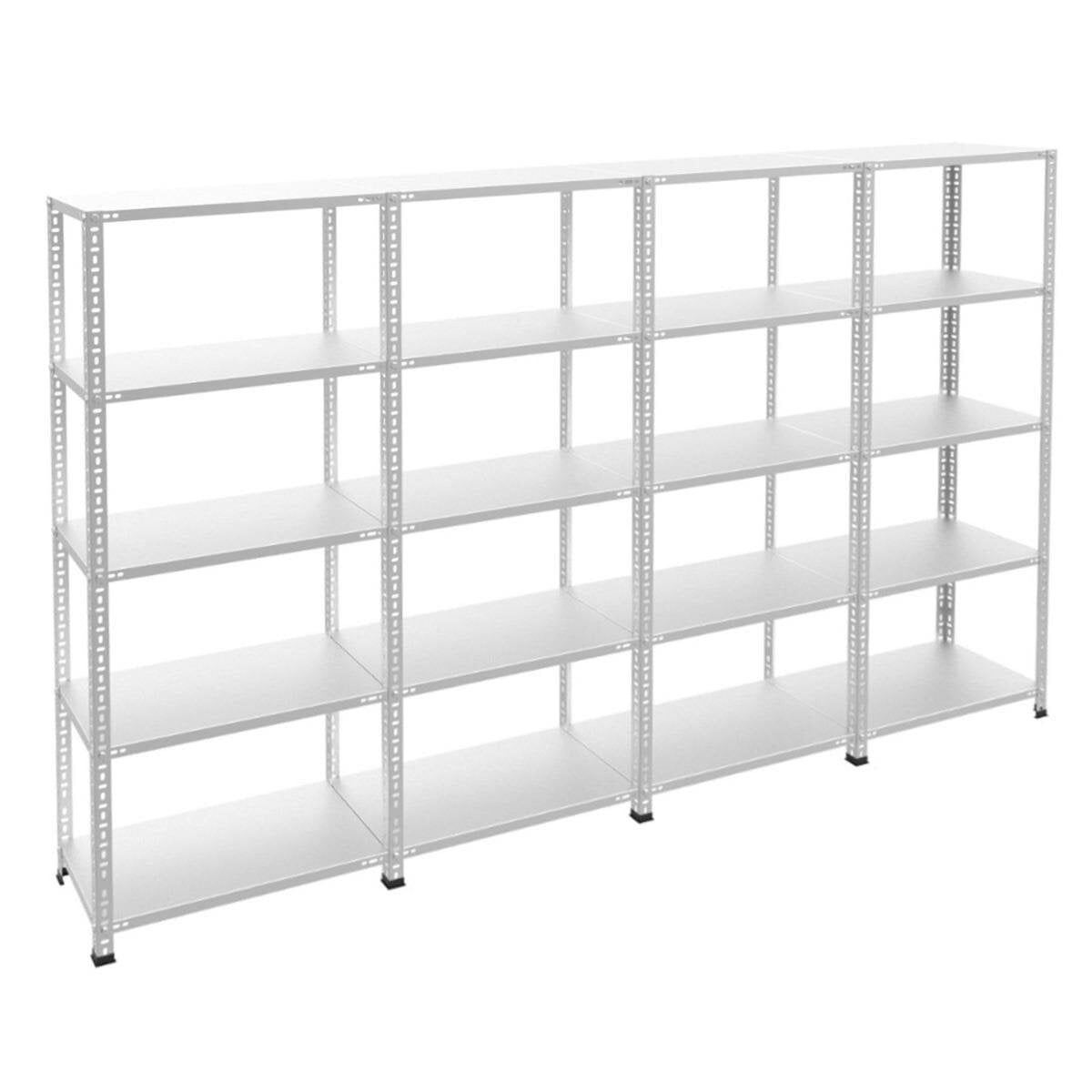 Sena Raf 5 Katlı 4'lü Galvaniz Çelik Raf