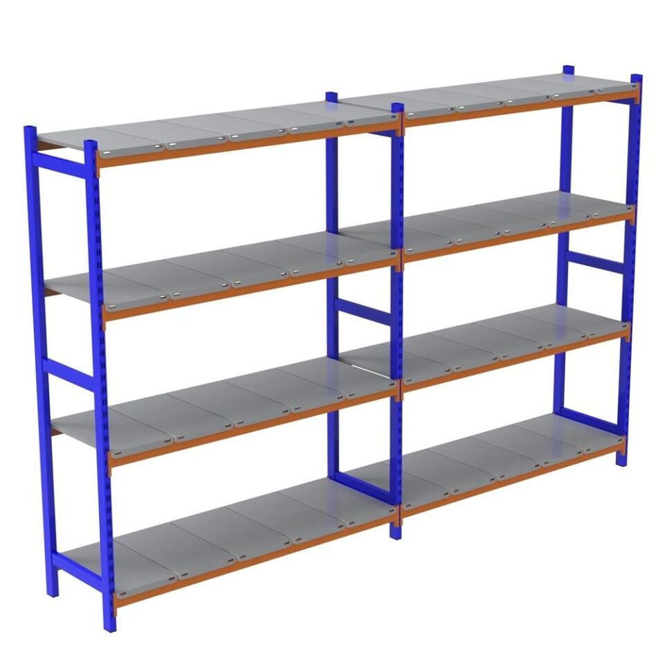 Sena Raf 4 Katlı Duble Depo Rafı