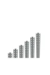 8 KATLI DUBLE GALVANİZ ÇELİK RAF