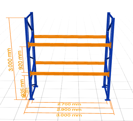 SENA PALET RAFI 105*270*300 2 RAFLI