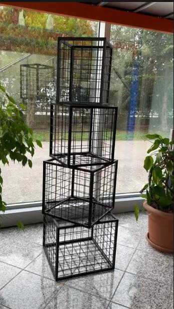 Sena Raf Metal Tel Kasa Sepet - 4'lü Set