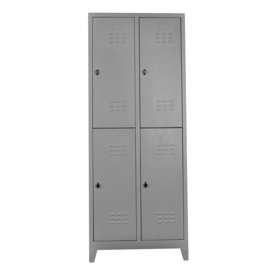 Sena Raf 4 lü Eko Soyunma Dolabı Gri