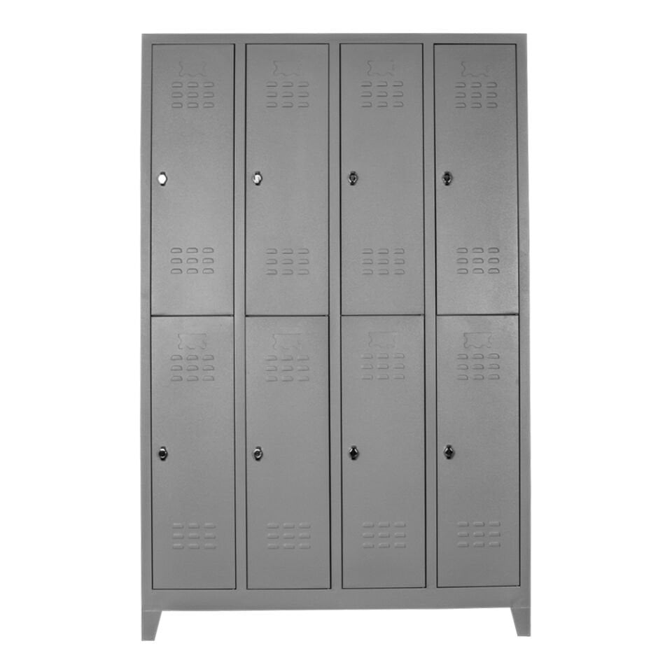 Sena Raf 8 li Soyunma Dolabı Gri