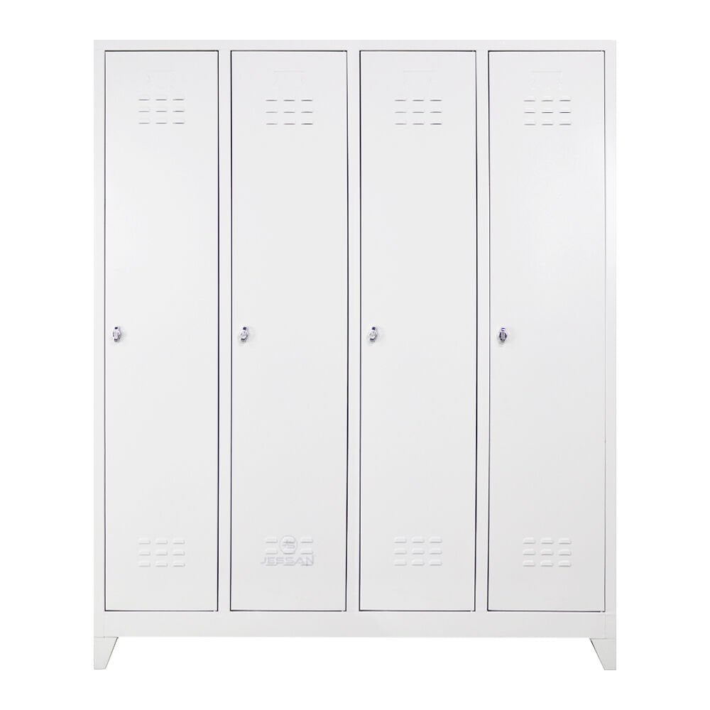 Sena Raf 4 lü Yanyana Soyunma Dolabı Gri