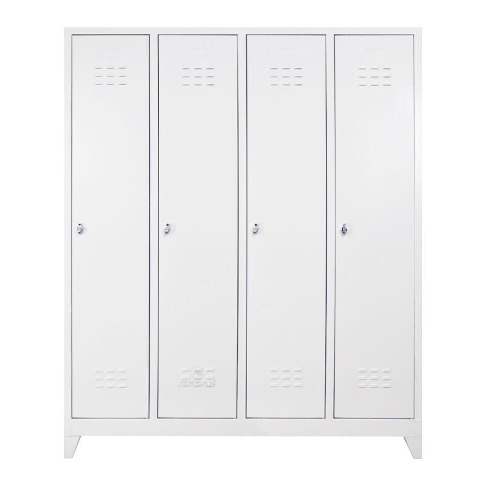 Sena Raf 4 lü Yanyana Soyunma Dolabı Gri