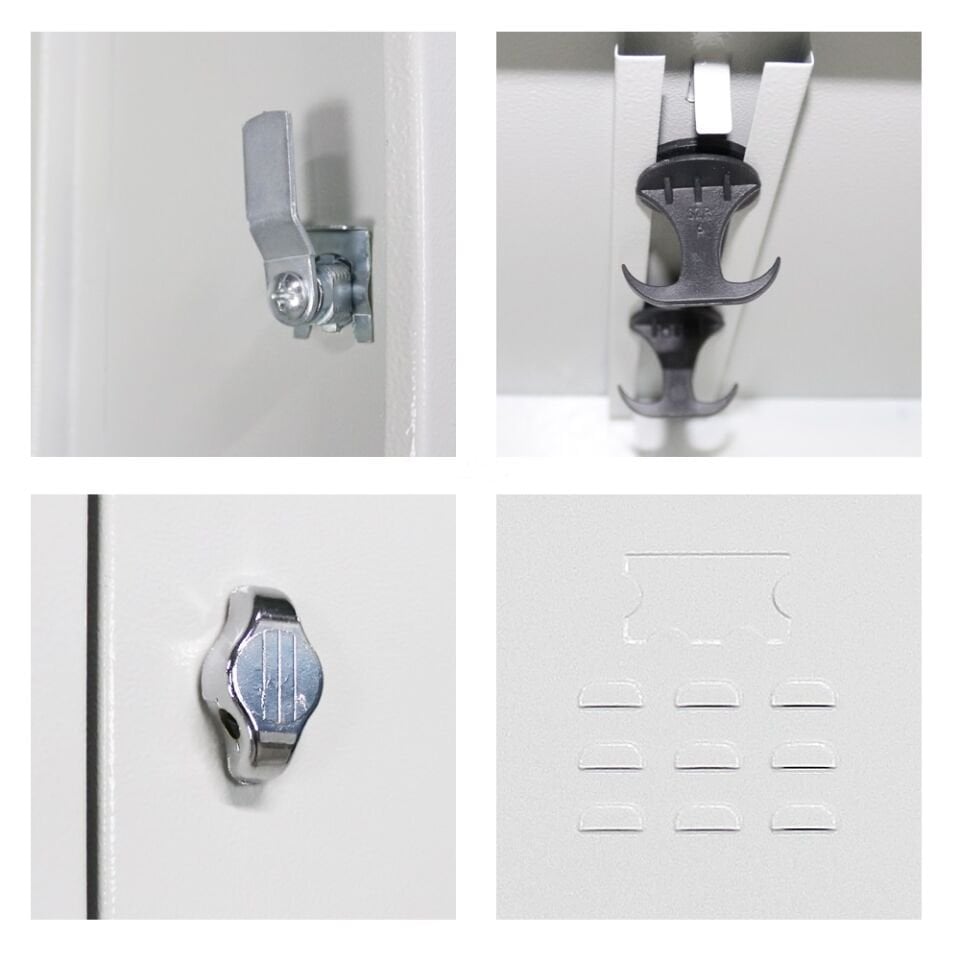 Sena Raf 4 lü Z Soyunma Dolabı Gri