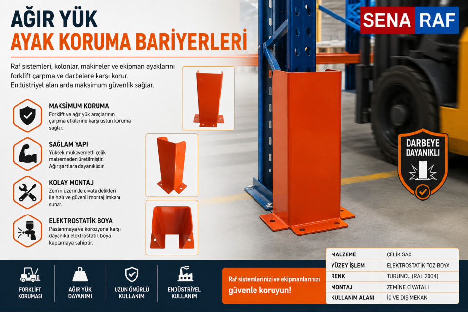 AĞIR YÜK AYAK KORUMA BARİYERLERİ