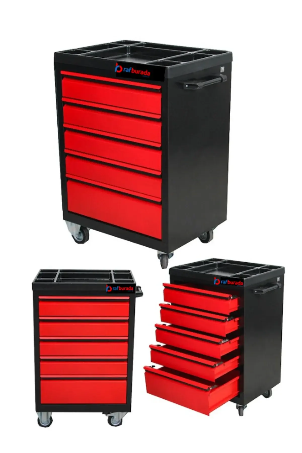 Sena Raf 5 Çekmeceli Takım Arabası