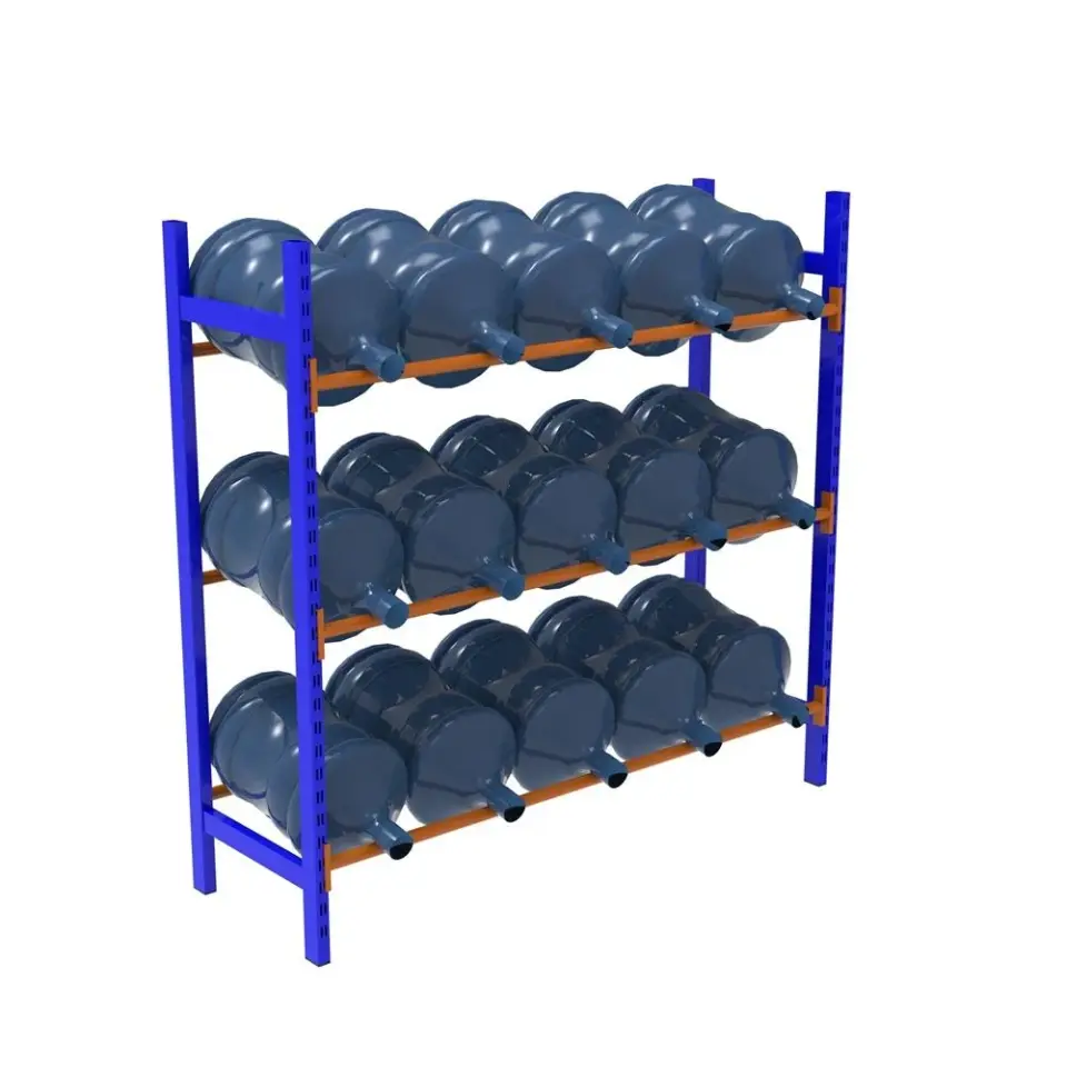 Sena Raf 3 Katlı Damacana Rafı H: 150 cm - Damacana İstifleme Rafı