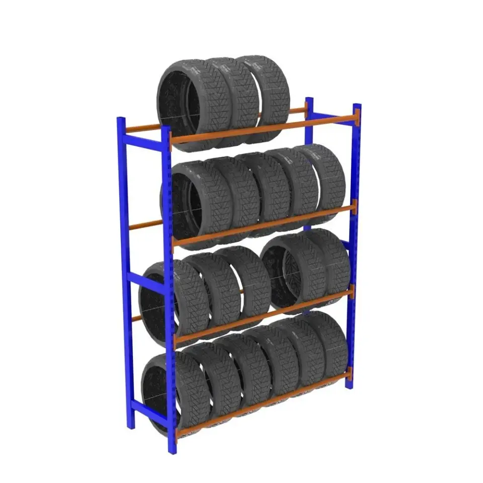 Sena Raf 4 Katlı Lastik İstifleme Rafı