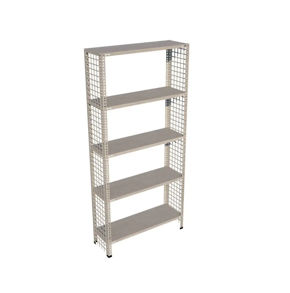 Sena Raf 5 Katlı Galvaniz Tel Kafes Çelik Raf