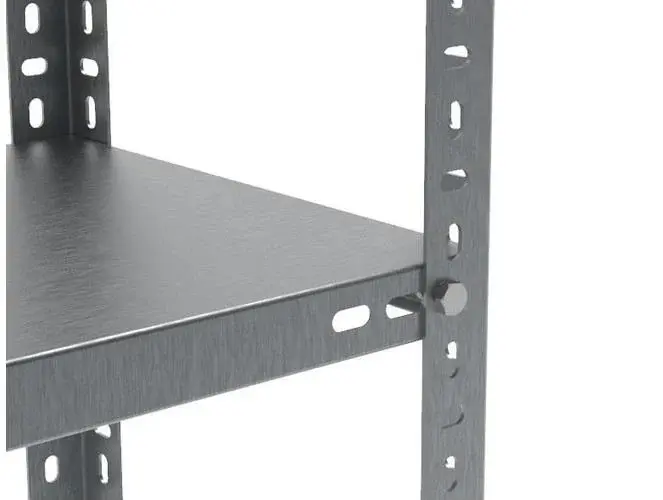 Sena Raf 3 Katlı Duble Paslanmaz Krom Raf - Inox Soğuk Oda Rafı, Buzhane Rafı