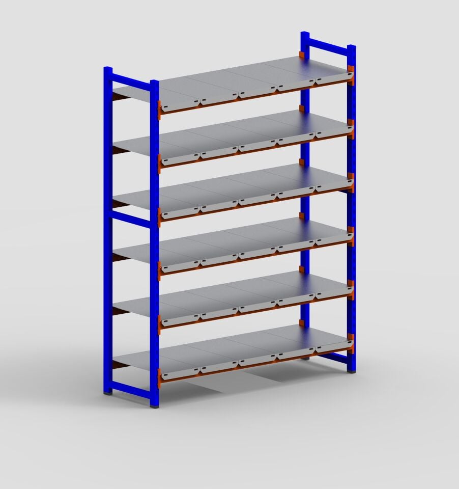 Sena Raf 6 Katlı Metal Depo Rafı (300-350 Kg)