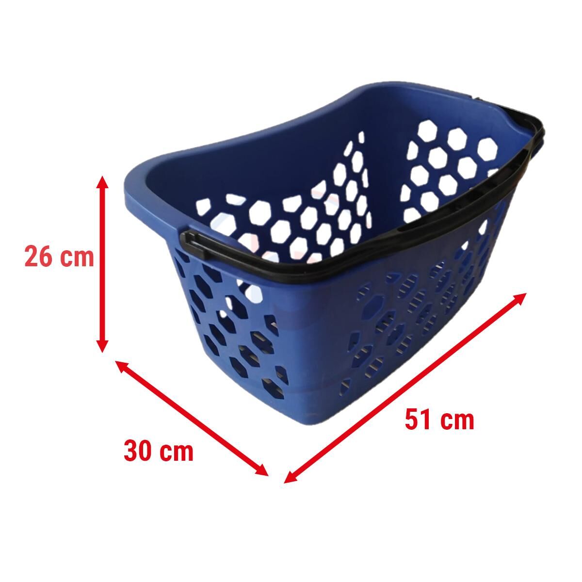 Sena Raf Fasulye Tipi Plastik Alışveriş Sepeti - Market El Sepeti