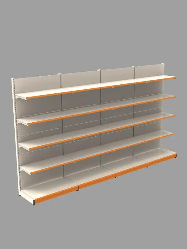 Sena Raf Ekonomik 4'lü Market Rafı Duvar Ünitesi - 40x90x220 cm 40A/30*4