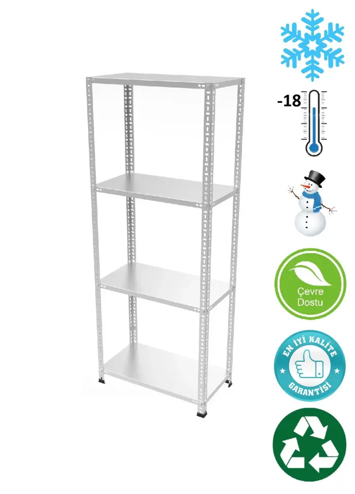 Sena Raf Paslanmaz Krom Çelik Raflar