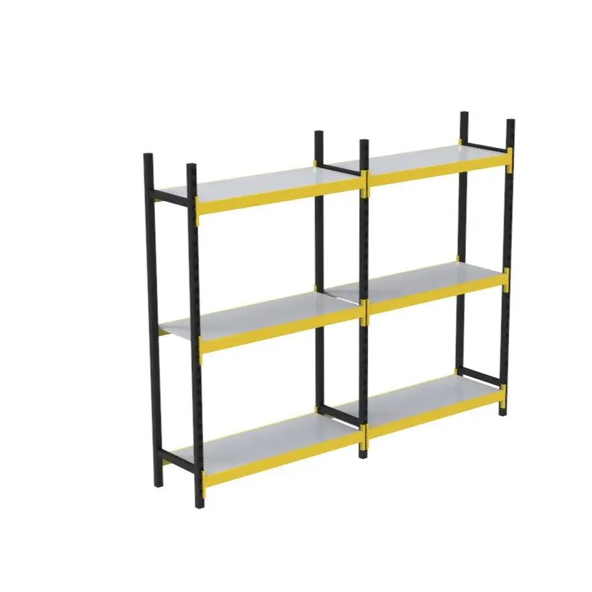 Sena Raf 3 Katlı Duble Midi Rack Ekonomik Depo, Arşiv ve Kiler Rafı