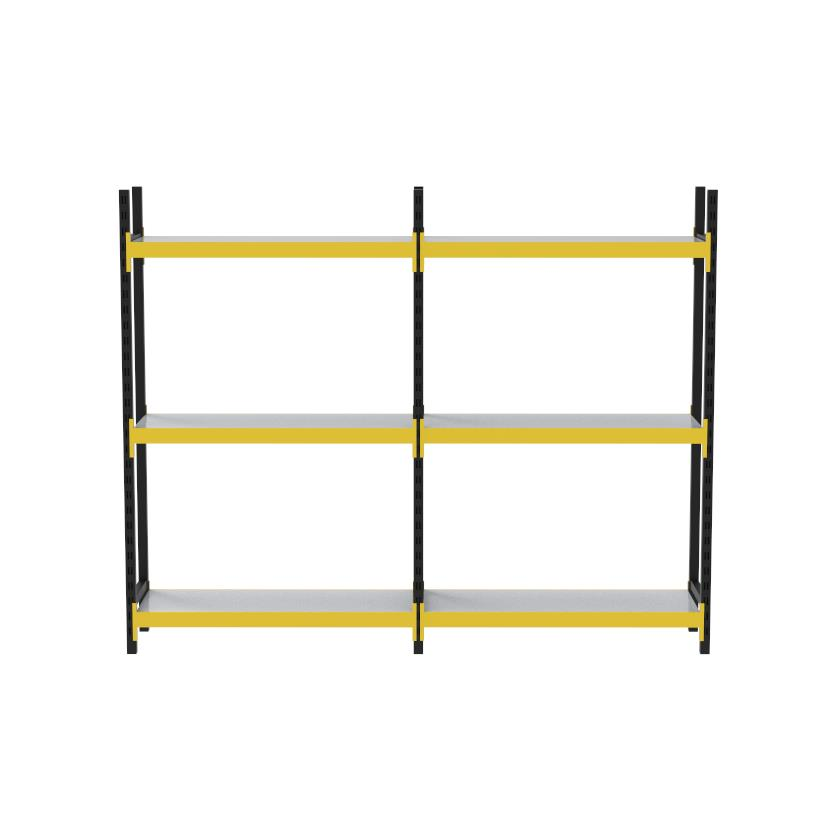 Sena Raf 3 Katlı Duble Midi Rack Ekonomik Depo, Arşiv ve Kiler Rafı