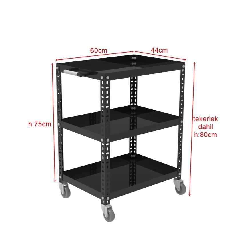 Sena Raf 3 Katlı Taşıma Arabası